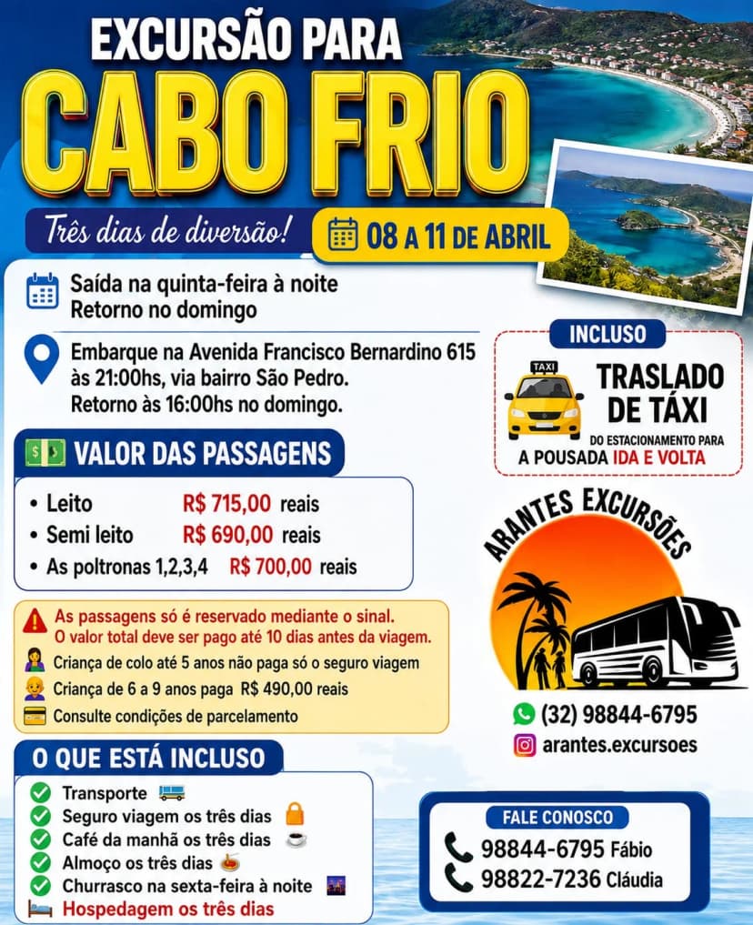 Cartaz 2 — Cabo Frio